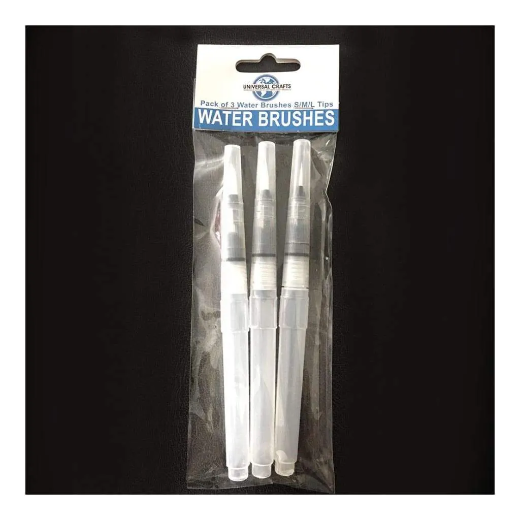 Universal Crafts Water Brushes 3 Pack