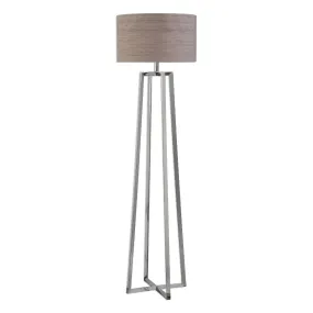 Uttermost Keokee Polished Nickel Floor Lamp