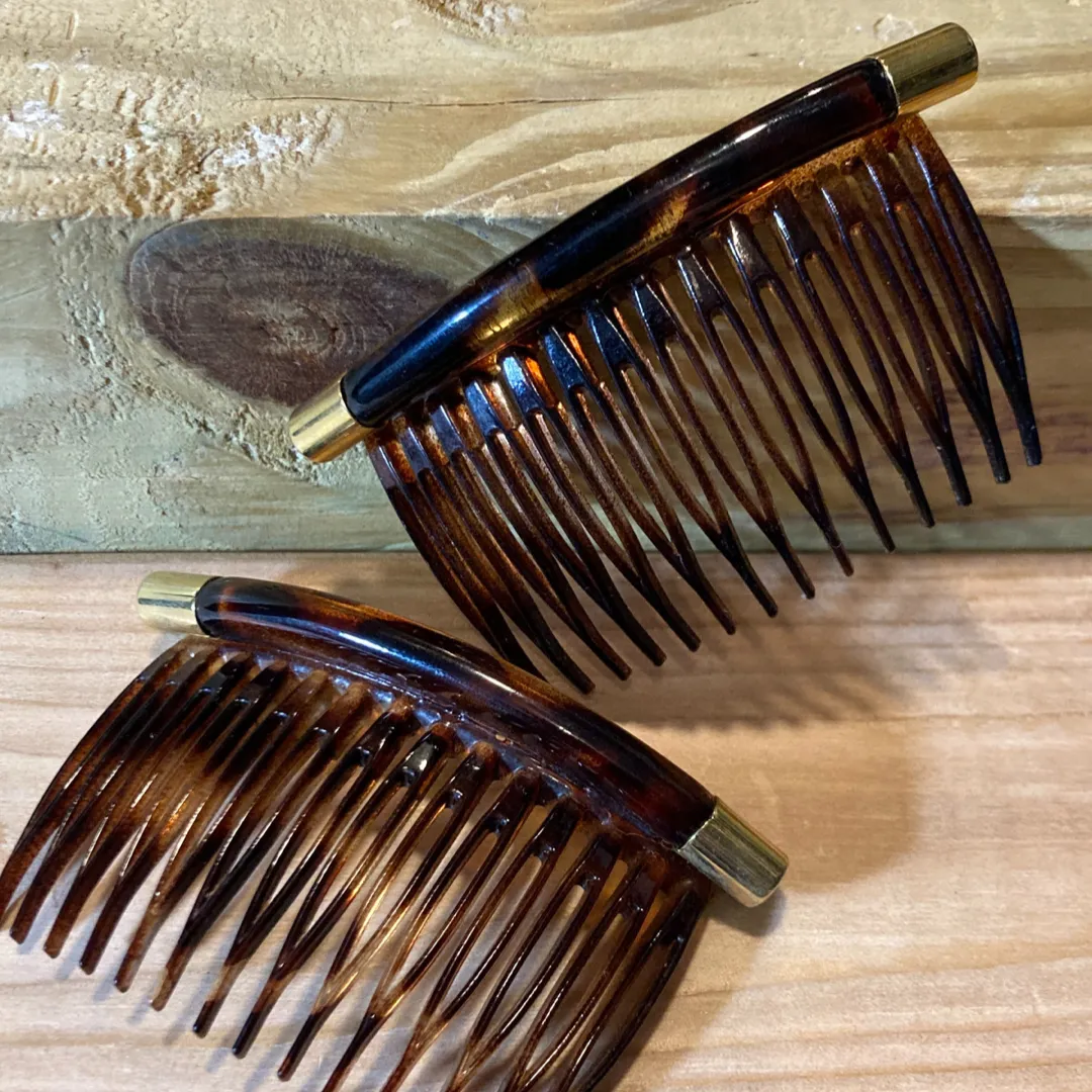 Vintage French Hair Combs