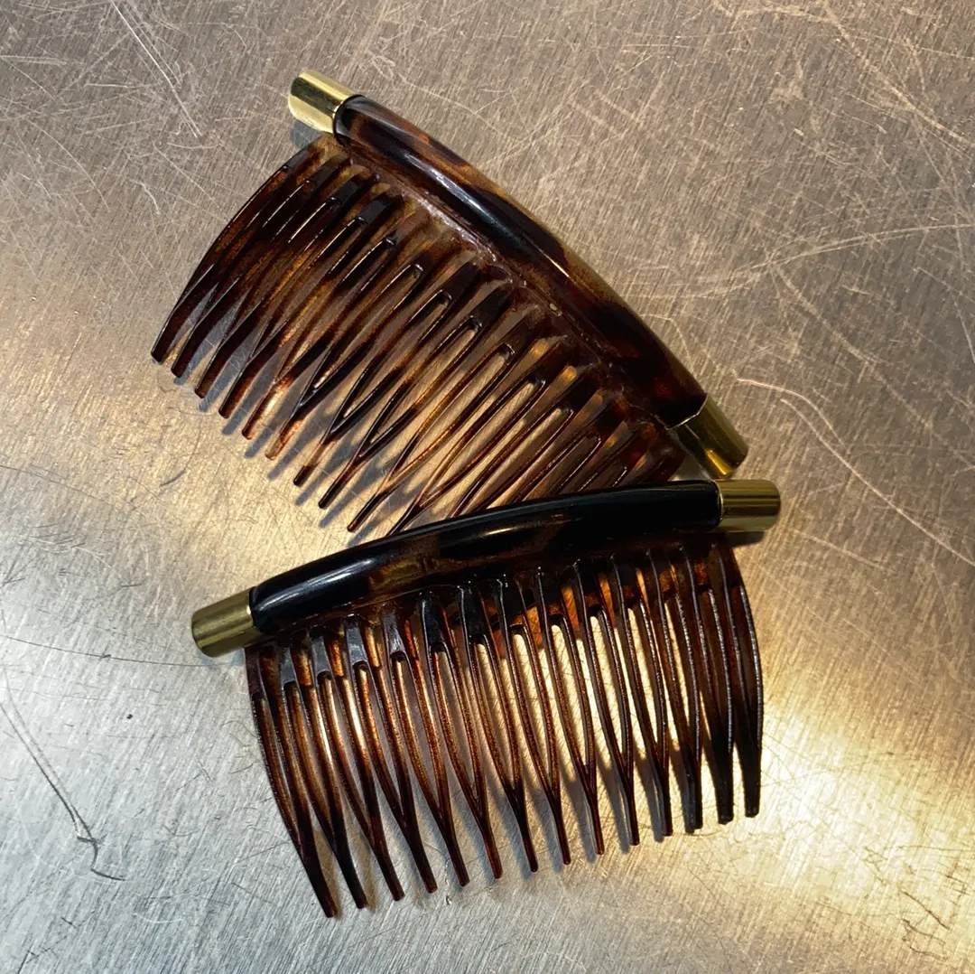 Vintage French Hair Combs