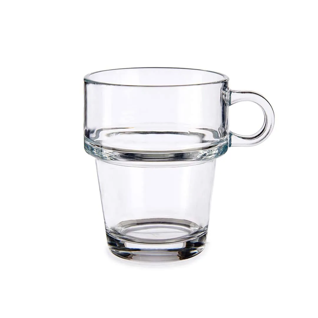 Vivalto 6 Pieces Pliable Glass Cup 260 ml Set