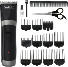 Wahl Cord/Cordless Rechargeable Hair Clipper Kit for Men - Rinseable Blades, Guide Combs, Home Hair Cutting