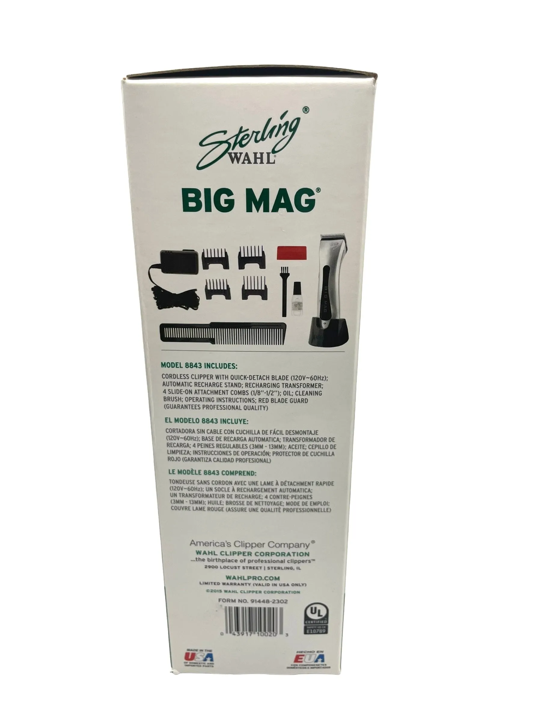 Wahl Sterling Big Mag Cordless Clipper #8843