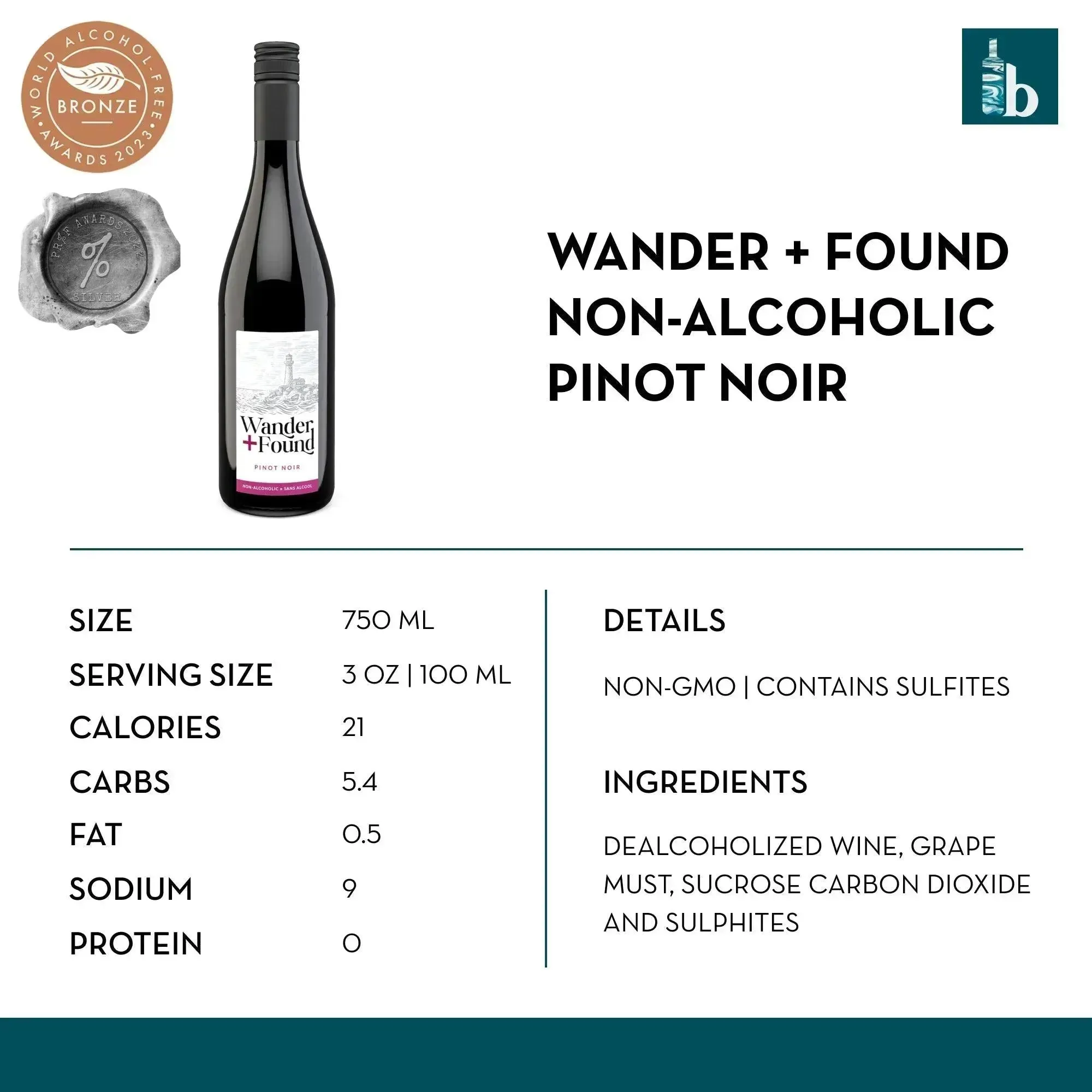 Wander   Found Non-Alcoholic Pinot Noir