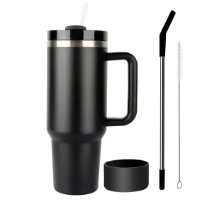 Water bottle cup - black