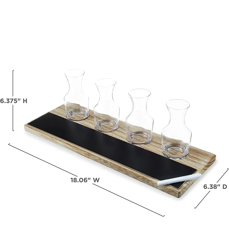 Wine Flight and Carafe Set