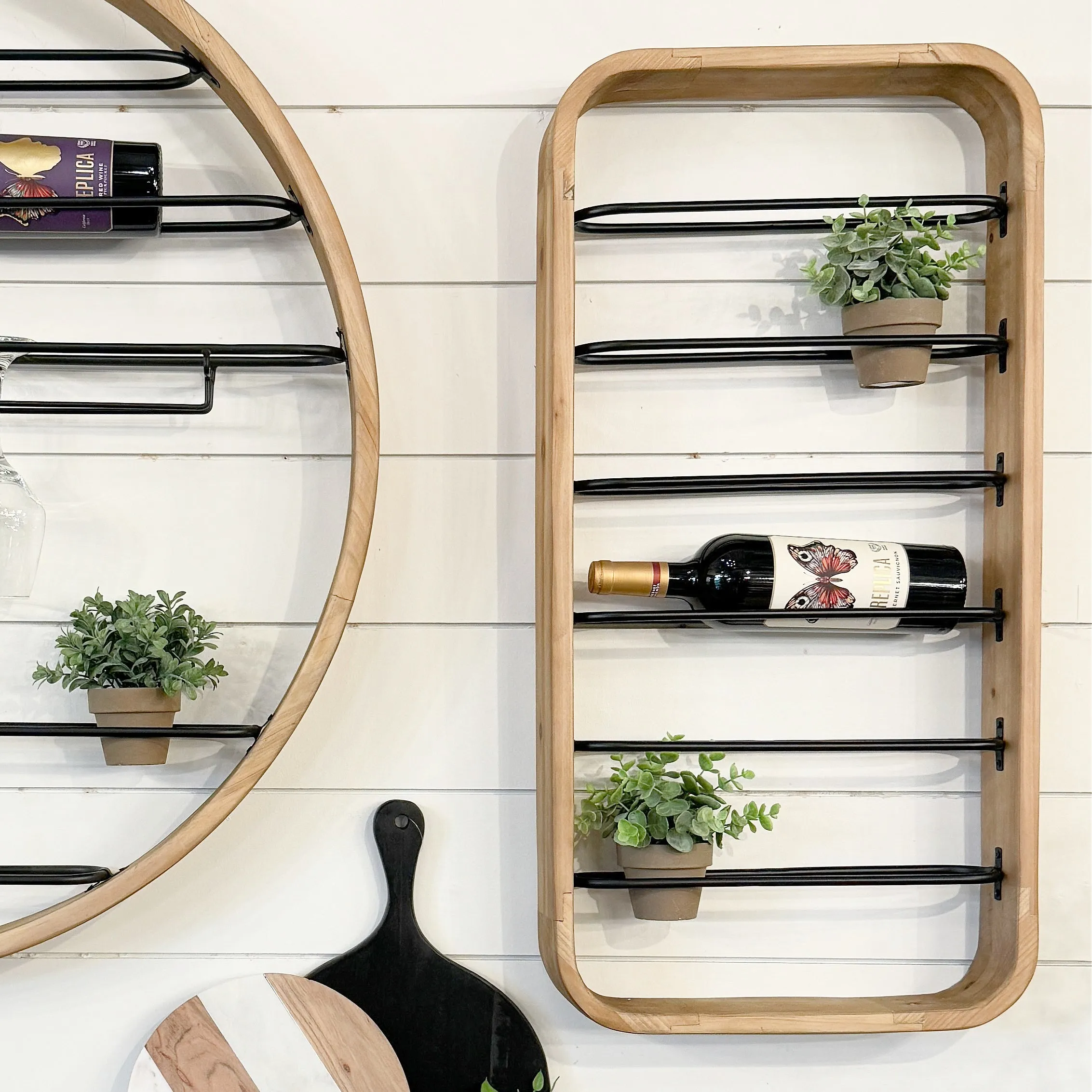 Wine Racks- 2 Styles- Circle or Rectangle