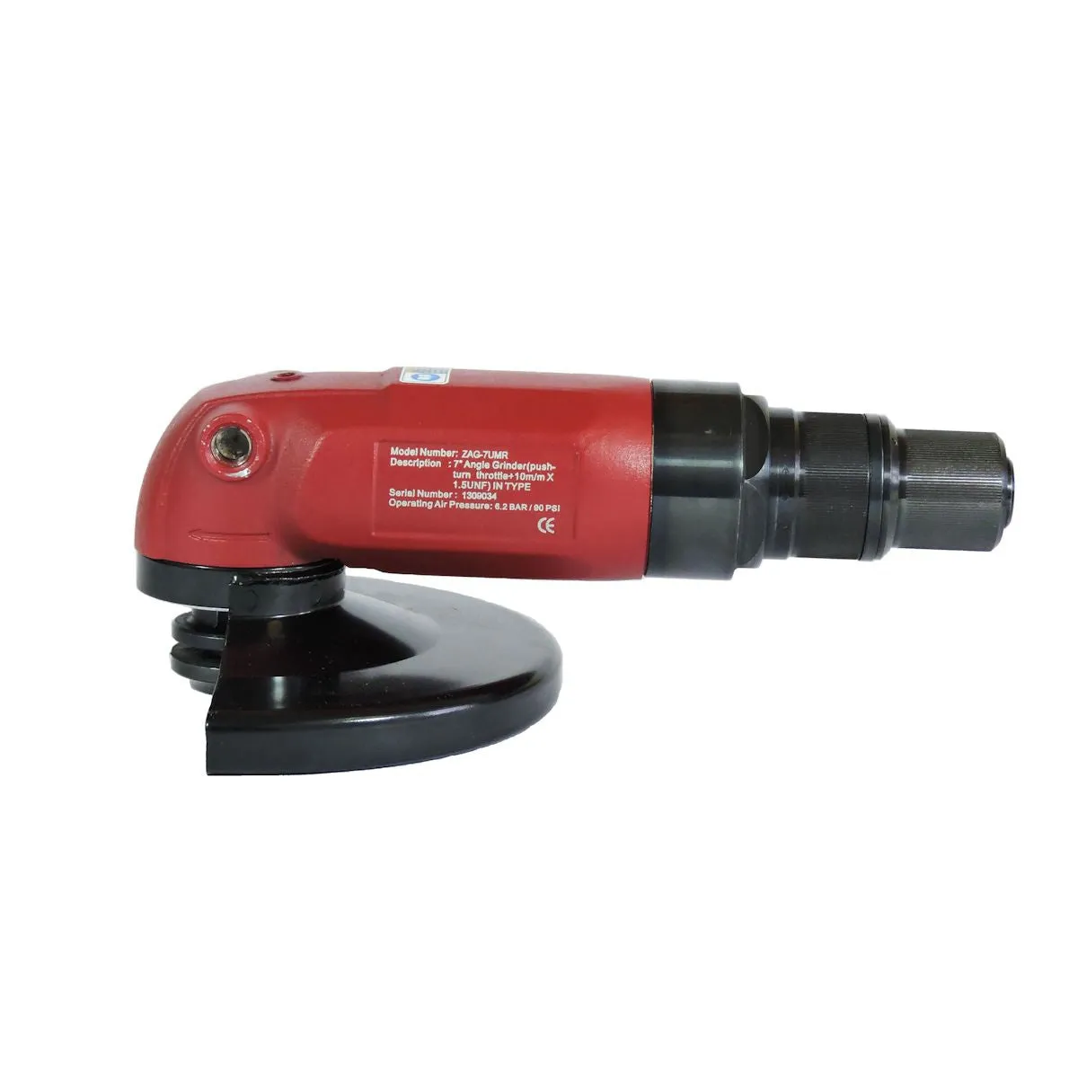 ZAG7UMR -- 7" Angle Grinder -- 7,600 RPM -- (push-turn throttle )IN-10m/m*1.5UNF